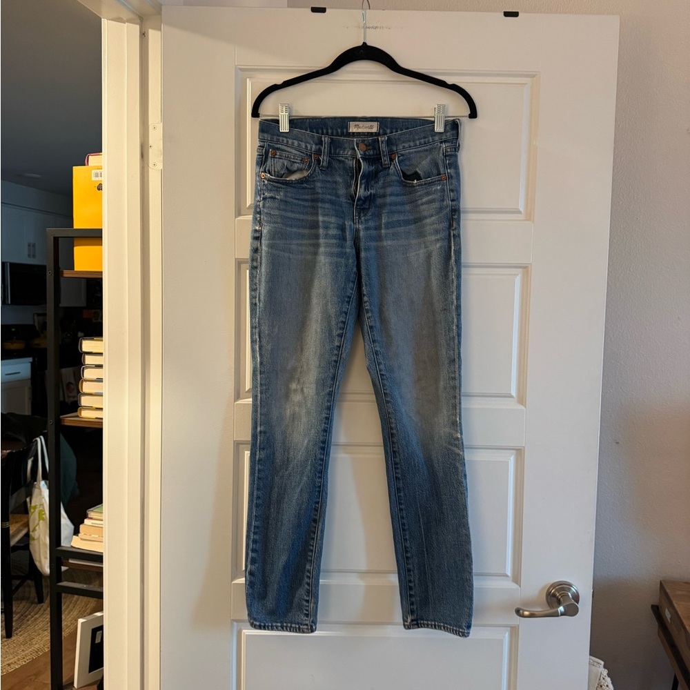 Madewell Classic Straight Leg Jeans in Blue